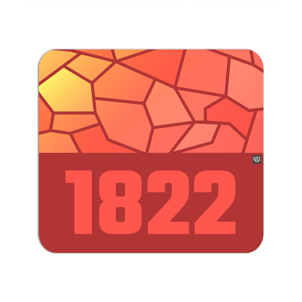 1822 Year Mouse pad (Red)