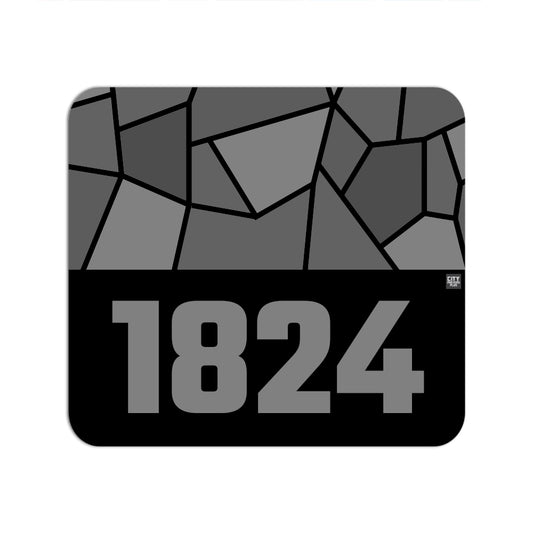 1824 Year Mouse pad (Black)