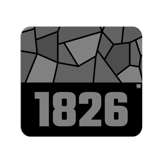 1826 Year Mouse pad (Black)