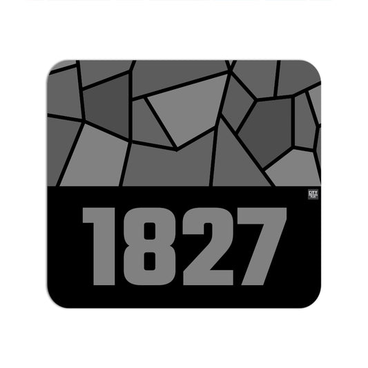 1827 Year Mouse pad (Black)