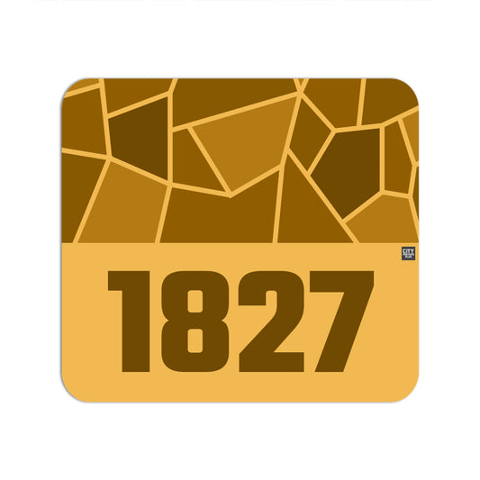 1827 Year Mouse pad (Golden Yellow)