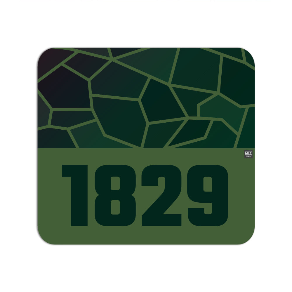 1829 Year Mouse pad (Olive Green)