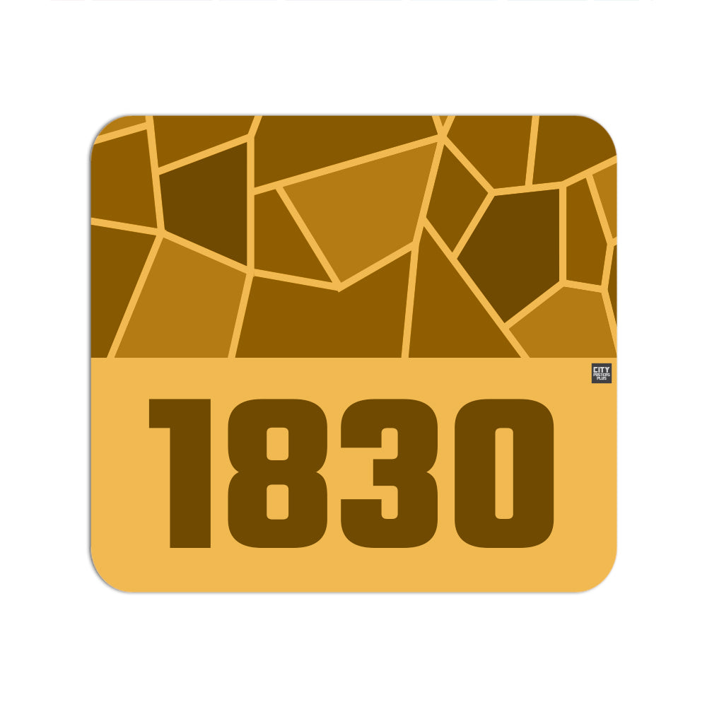 1830 Year Mouse pad (Golden Yellow)