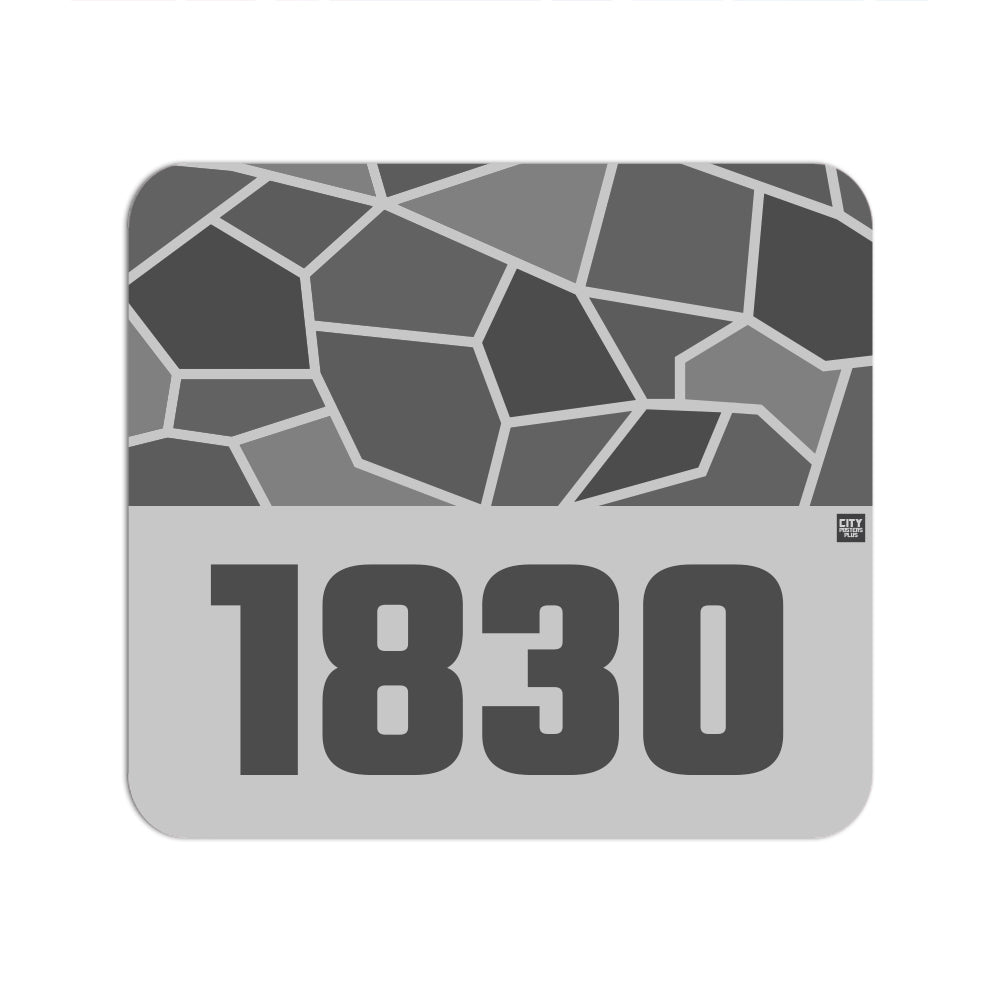 1830 Year Mouse pad (Melange Grey)