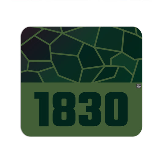 1830 Year Mouse pad (Olive Green)