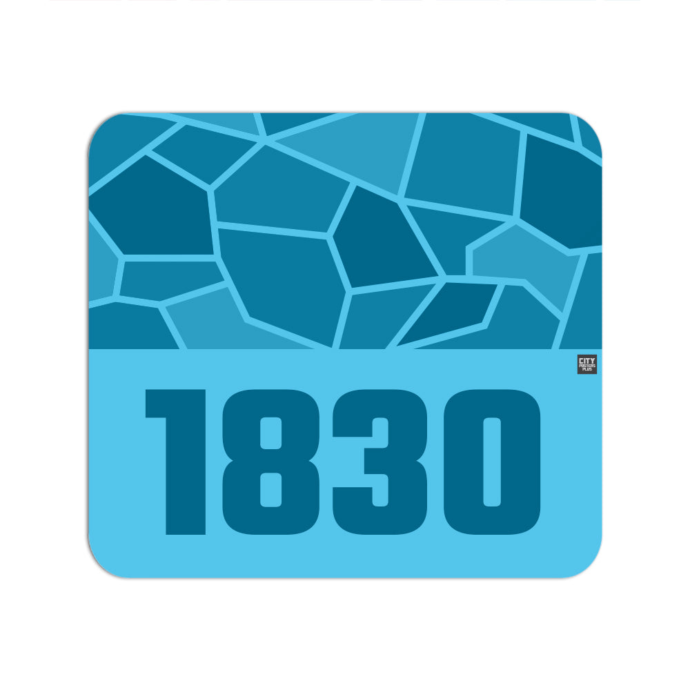 1830 Year Mouse pad (Sky Blue)