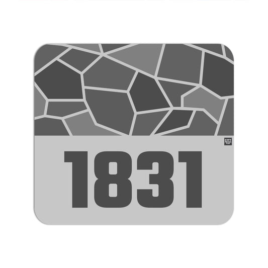 1831 Year Mouse pad (Melange Grey)