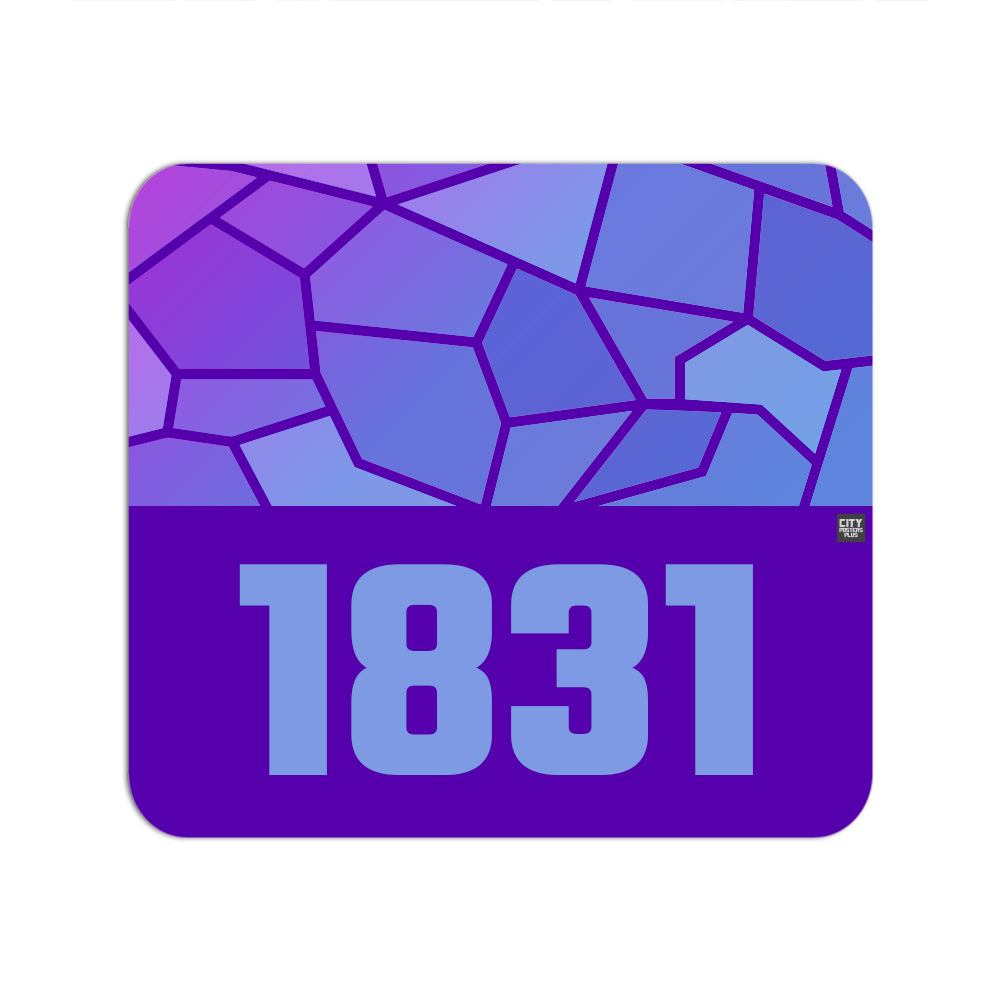 1831 Year Mouse pad (Purple)