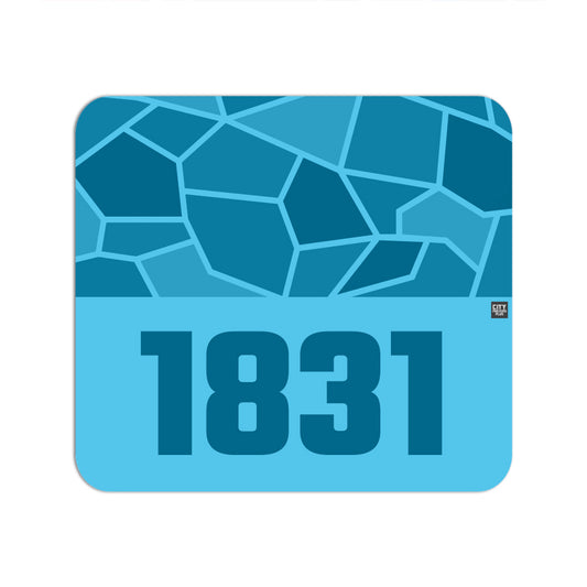 1831 Year Mouse pad (Sky Blue)