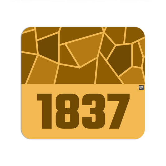 1837 Year Mousepad (Golden Yellow)