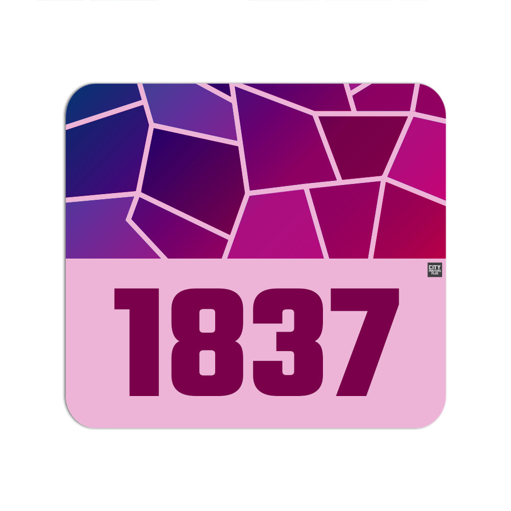 1837 Year Mouse pad (Light Pink)