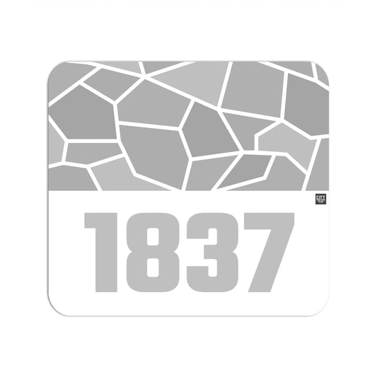 1837 Year Mousepad (White)