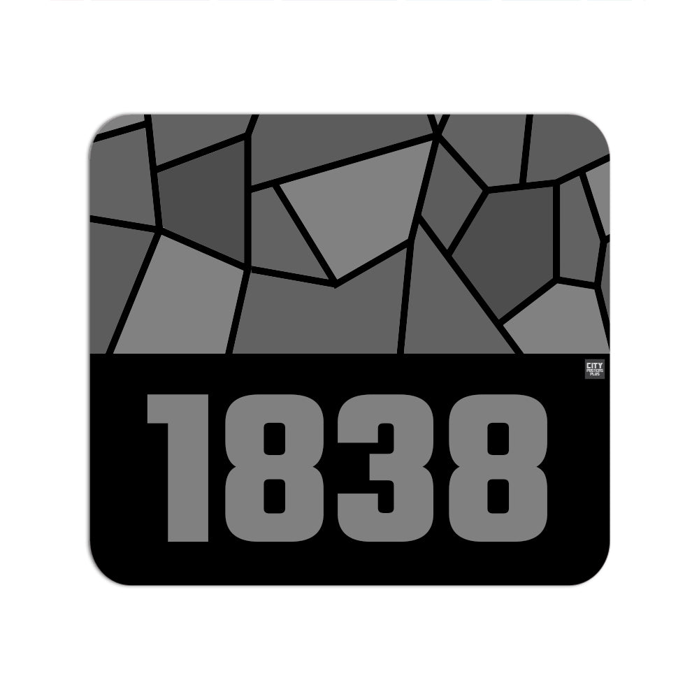 1838 Year Mouse pad (Black)