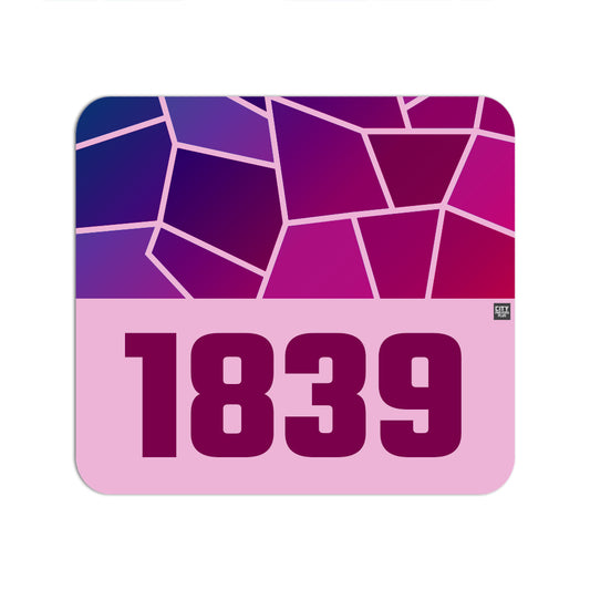 1839 Year Mousepad (Light Pink)