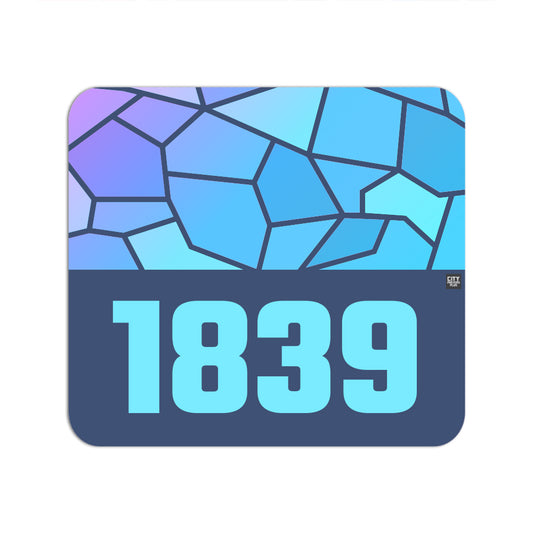 1839 Year Mousepad (Navy Blue)
