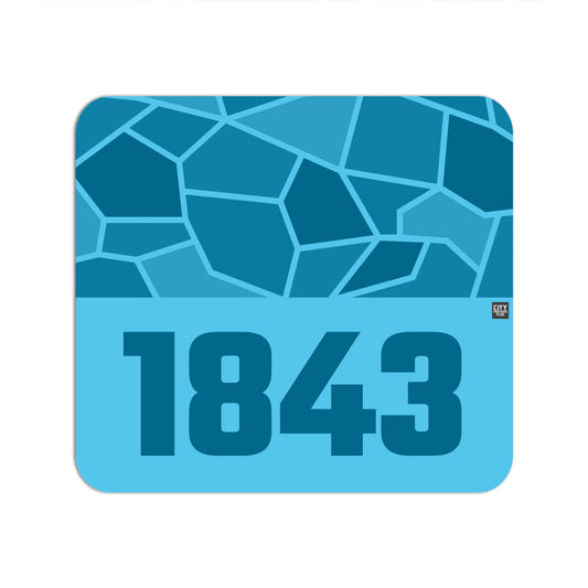 1843 Year Mousepad (Sky Blue)