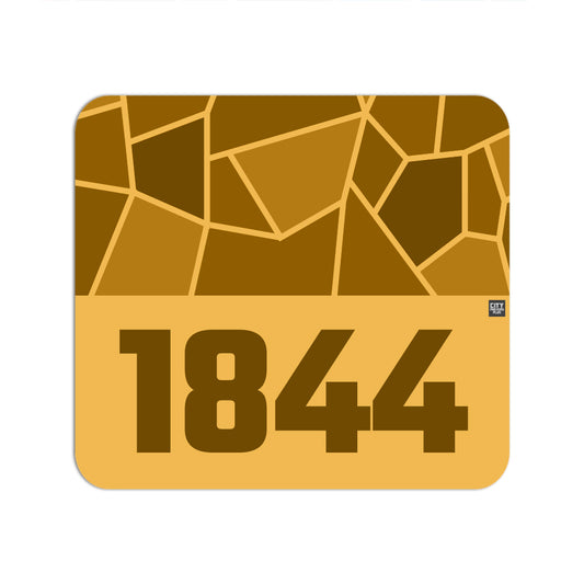 1844 Year Mousepad (Golden Yellow)