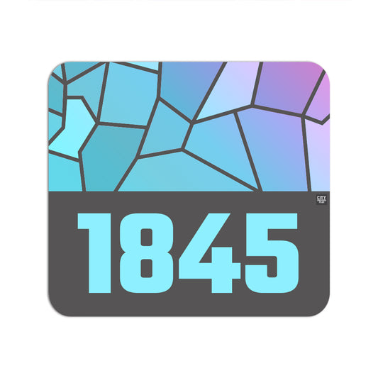 1845 Year Mousepad (Charcoal Grey)