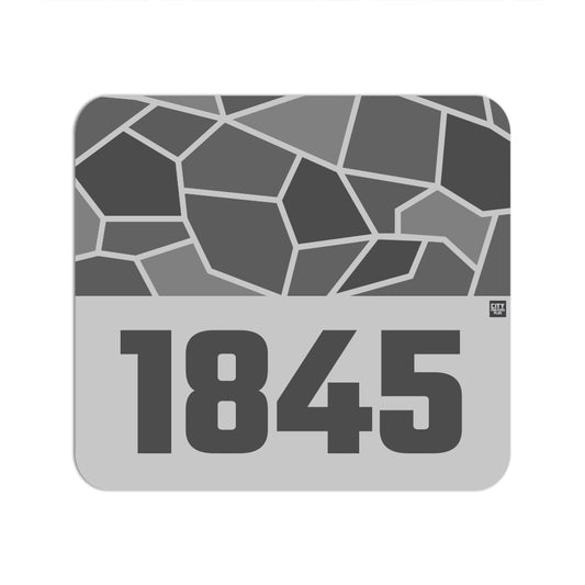 1845 Year Mousepad (Melange Grey)