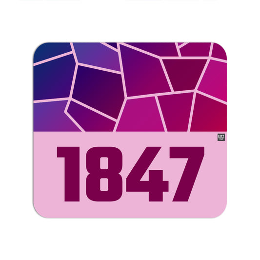 1847 Year Mousepad (Light Pink)