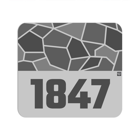 1847 Year Mousepad (Melange Grey)