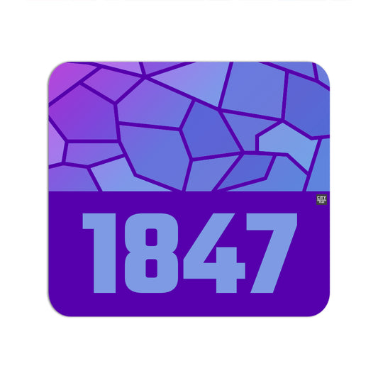 1847 Year Mousepad (Purple)