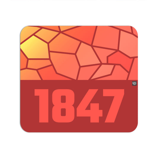 1847 Year Mousepad (Red)