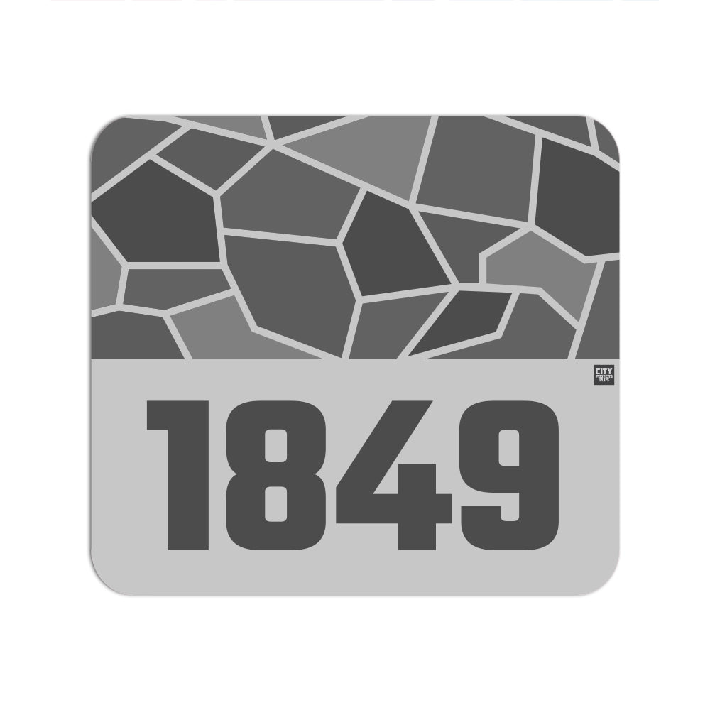 1849 Year Mousepad (Melange Grey)