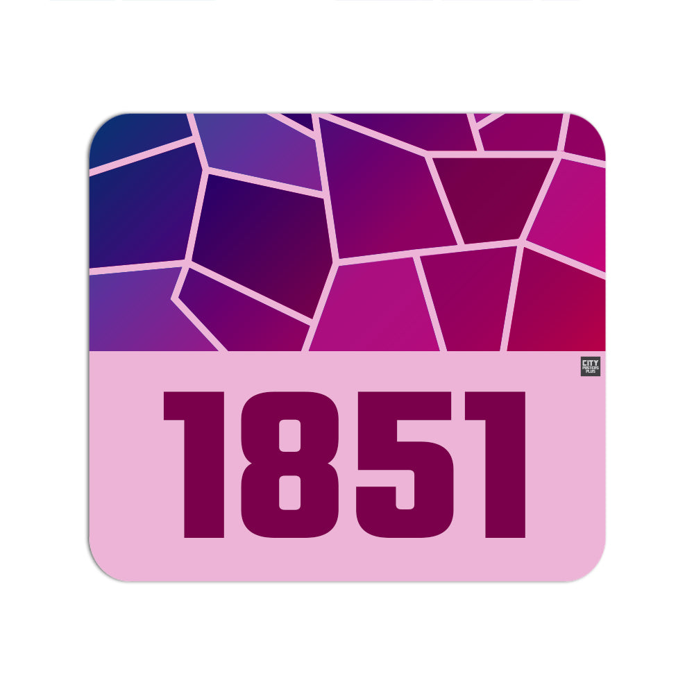 1851 Year Mousepad (Light Pink)