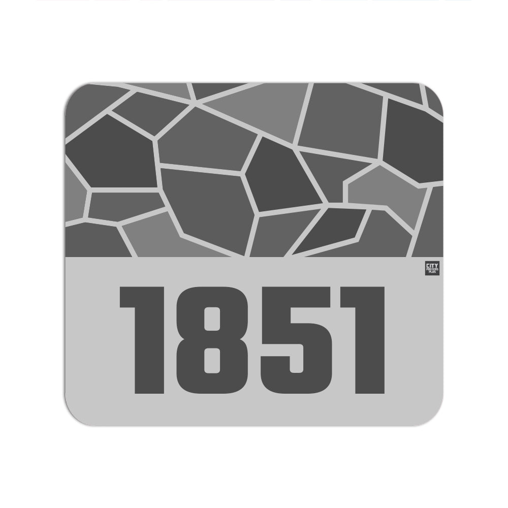 1851 Year Mousepad (Melange Grey)