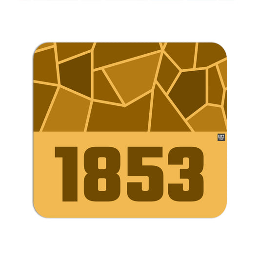 1853 Year Mousepad (Golden Yellow)