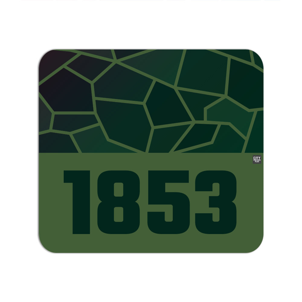 1853 Year Mouse pad (Olive Green)