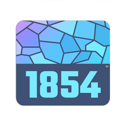 1854 Year Mousepad (Navy Blue)