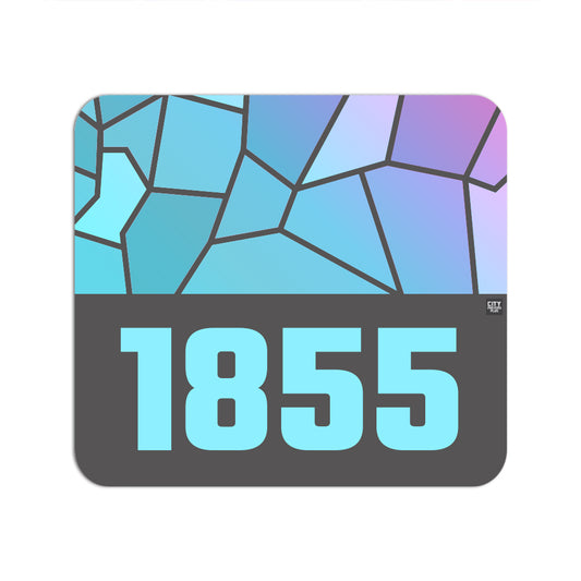 1855 Year Mousepad (Charcoal Grey)