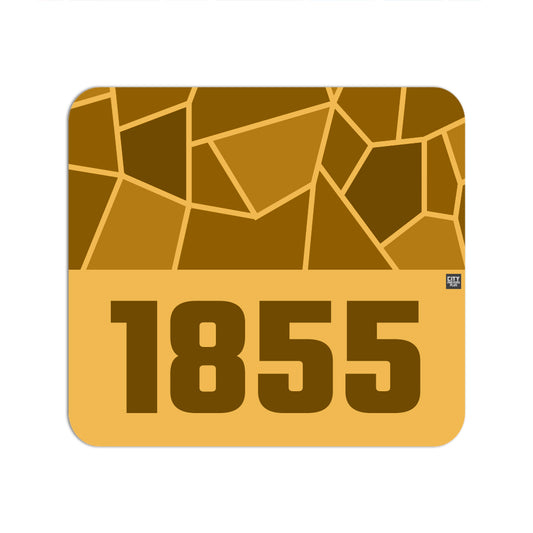 1855 Year Mousepad (Golden Yellow)