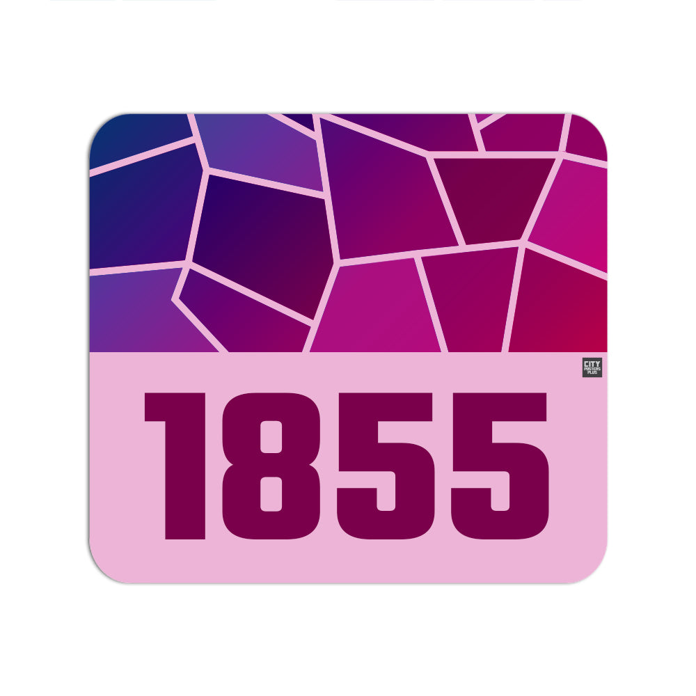1855 Year Mousepad (Light Pink)