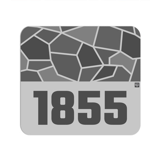 1855 Year Mousepad (Melange Grey)