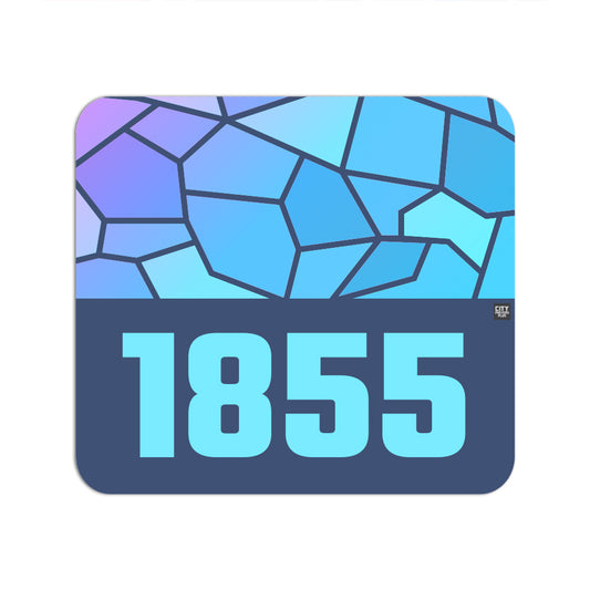 1855 Year Mousepad (Navy Blue)