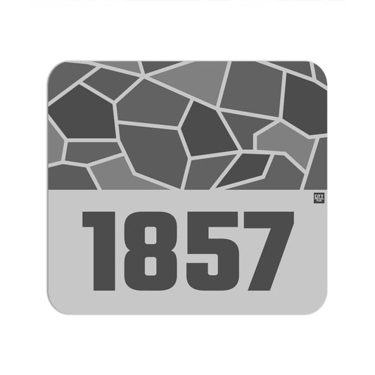 1857 Year Mousepad (Melange Grey)