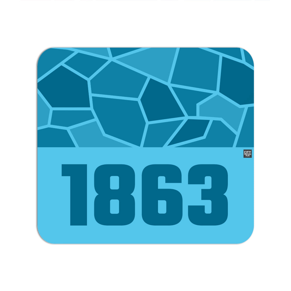 1863 Year Mouse pad (Sky Blue)