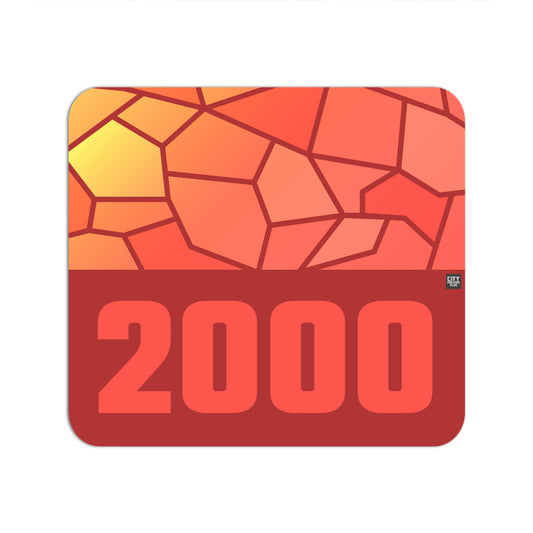 2000 Year Mousepad (Red)