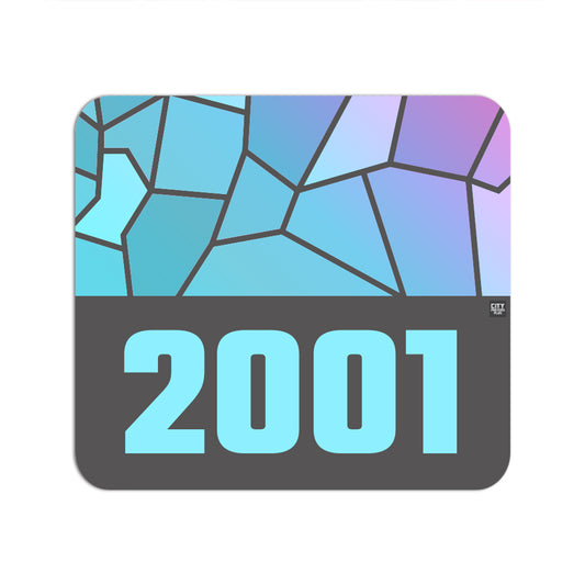 2001 Year Mousepad (Charcoal Grey)