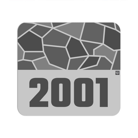 2001 Year Mousepad (Melange Grey)