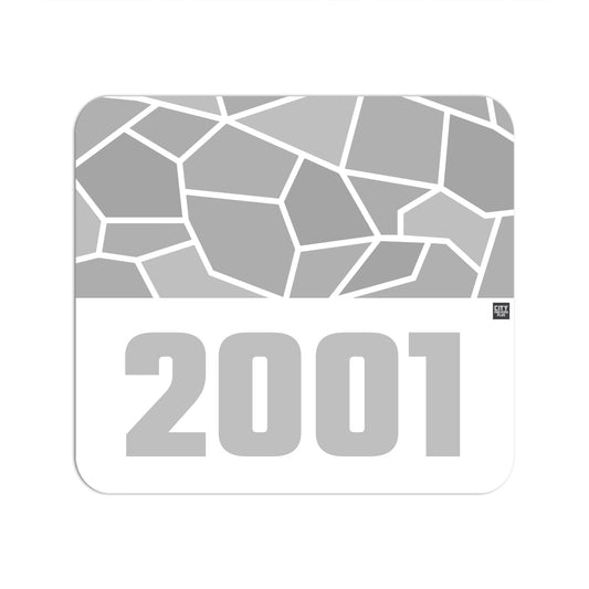 2001 Year Mousepad (White)