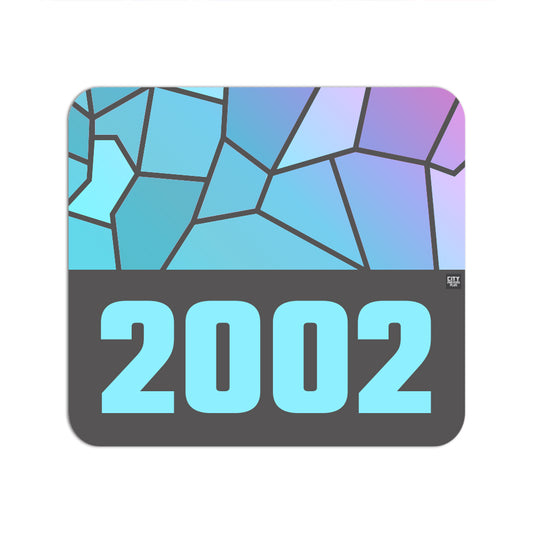 2002 Year Mousepad (Charcoal Grey)