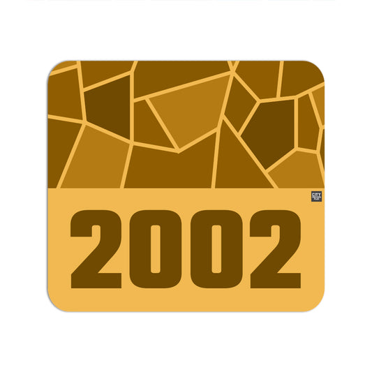 2002 Year Mousepad (Golden Yellow)