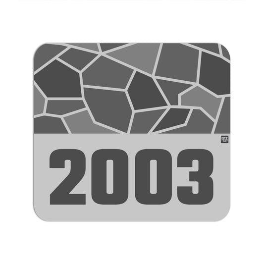 2003 Year Mousepad (Melange Grey)