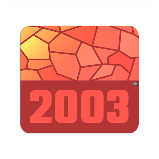 2003 Year Mousepad (Red)