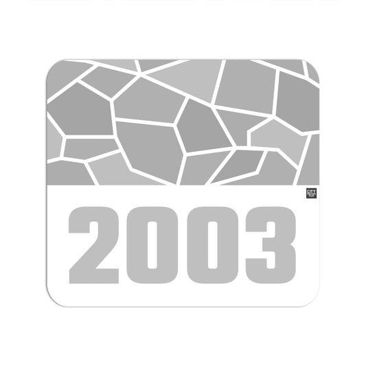 2003 Year Mousepad (White)