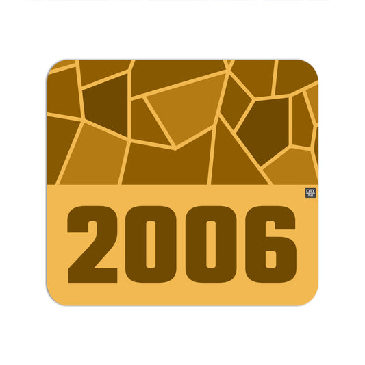 2006 Year Mousepad (Golden Yellow)